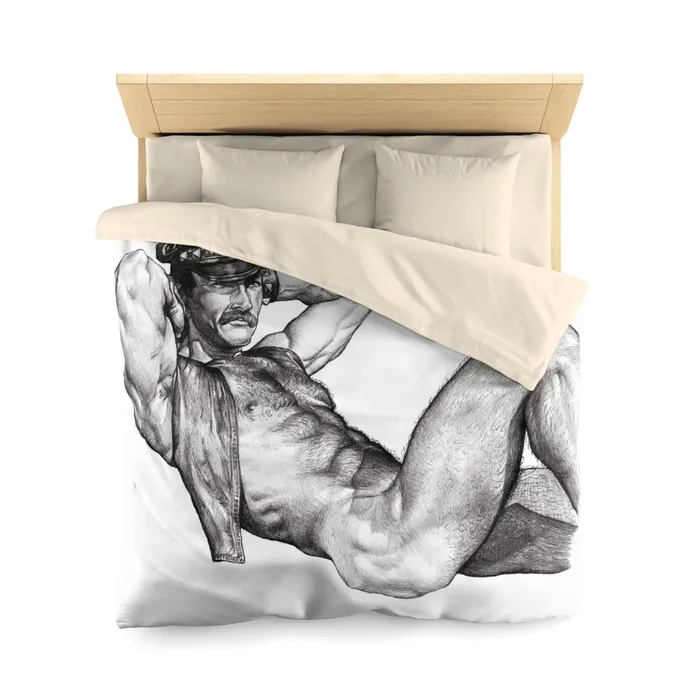 Printify Restraints COLT Leather Man Duvet