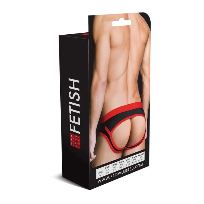Prowler RED Assless Open Back Brief Red Prowler RED Anal
