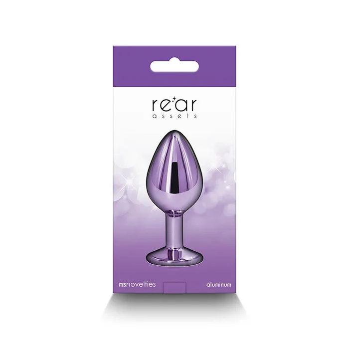 Rear Assets Butt Plug Medium Purple NS Novelties Anal