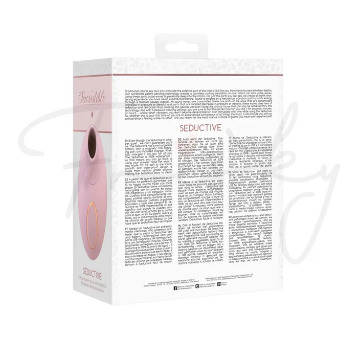 SHOTS Seductive Air Pulse Vibrator Pink SHOTS Vibrators