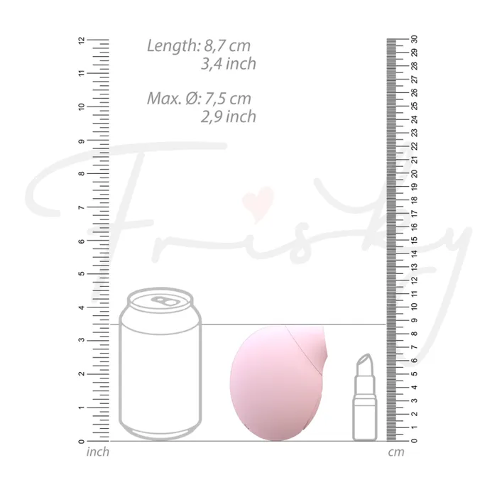 SHOTS Seductive Air Pulse Vibrator Pink SHOTS Vibrators