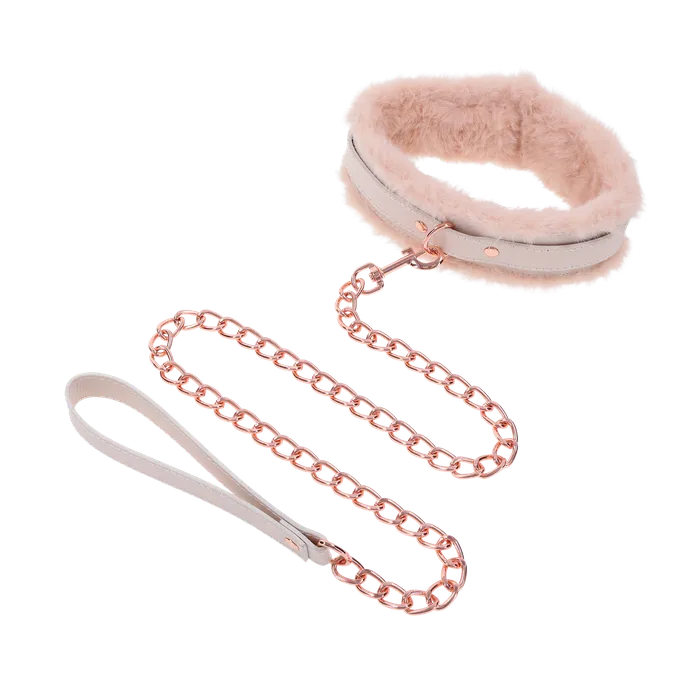 Sportsheets Vibrators Sportsheets Peaches n CreaMe Fur Collar Leash