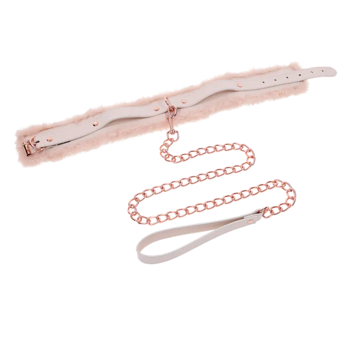 Sportsheets Vibrators Sportsheets Peaches n CreaMe Fur Collar Leash