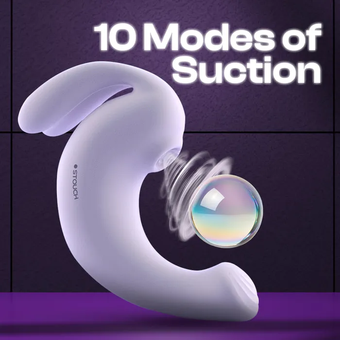 Vibrators FRISKY BUSINESS SG Lush Bunny Female Wearable APP Control Rabbit Suction Vibrator