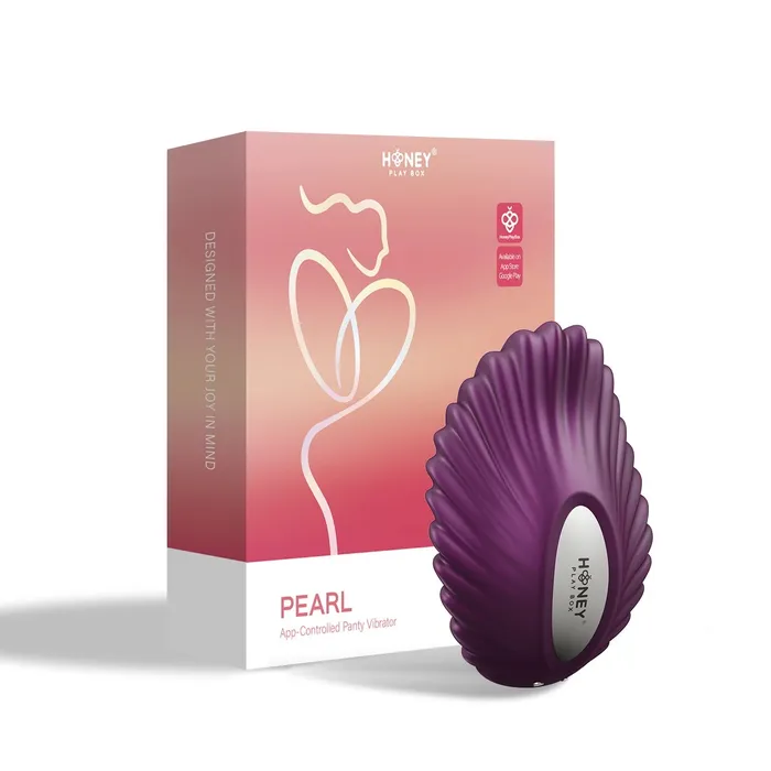 Vibrators Honey Play Box Pearl AppEnabled Magnetic Panty Vibe