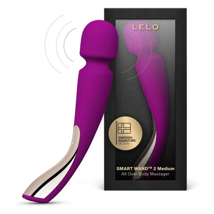 Vibrators Lelo Lelo Smart Wand 2 Medium Deep Rose