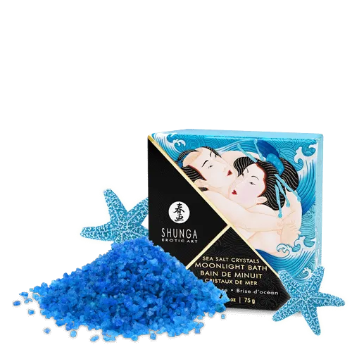 Vibrators Shunga Shunga Moonlight Bath Sea Salt Crystals 75g 26 oz Vibrators Shunga Shunga Moonlight Bath Sea Salt Crystals 75g 26 oz