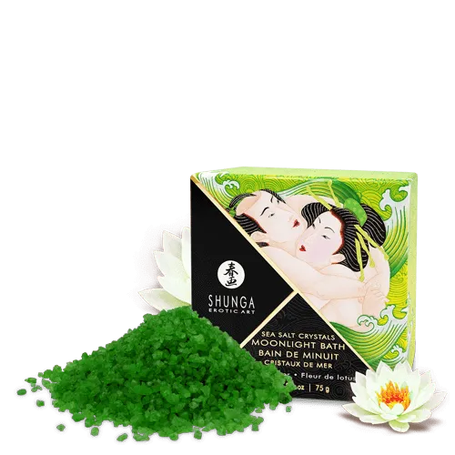 Vibrators Shunga Shunga Moonlight Bath Sea Salt Crystals 75g 26 oz Vibrators Shunga Shunga Moonlight Bath Sea Salt Crystals 75g 26 oz