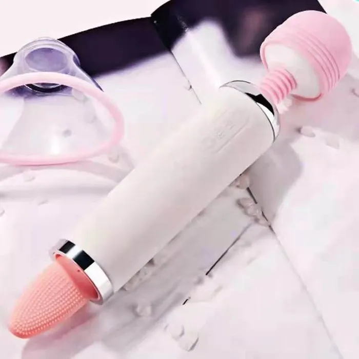 Vibrators Upgrade Multifuction Vibrator and Sucker HEXHER