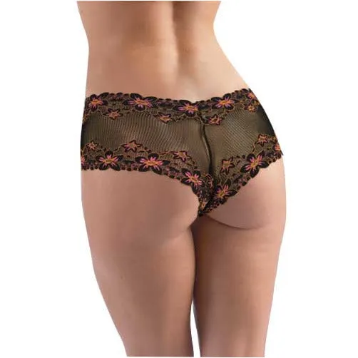 ACI Anal Boy Leg Panty Assorted Black Small ACI Anal Boy Leg Panty Assorted Black Small