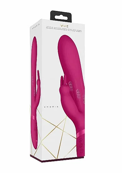 Amoris Stimulating Beads Rabbit Pink HonourSkintwocom Vibrators