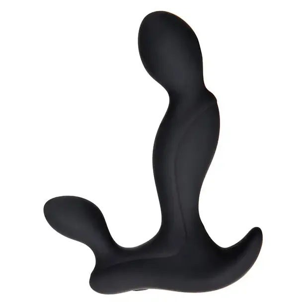 Anal Adam Eve Adams Vibrating Triple Probe Black Evolved Novelties INC
