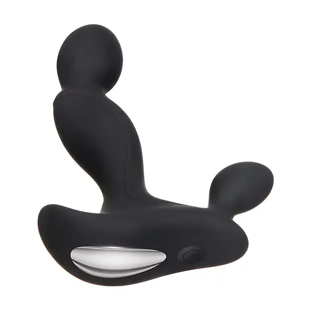 Anal Adam Eve Adams Vibrating Triple Probe Black Evolved Novelties INC