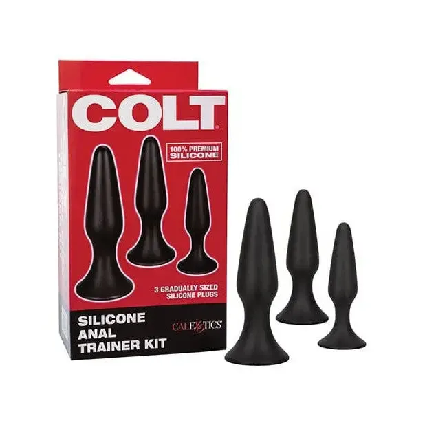 Anal CalExotics Colt Silicone Anal Trainer Kit Black