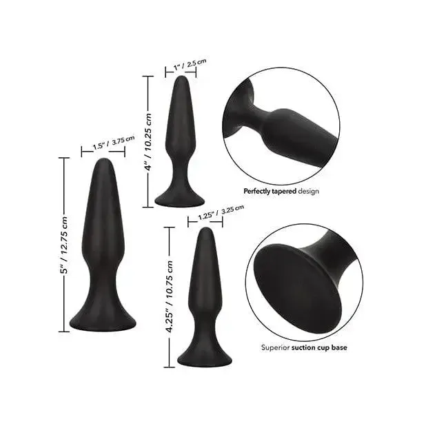 Anal CalExotics Colt Silicone Anal Trainer Kit Black