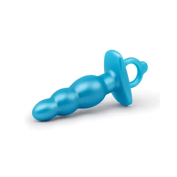 Anal Cotr INC BVibe Butties Beaded Tapered Plug Blue Anal Cotr INC BVibe Butties Beaded Tapered Plug Blue