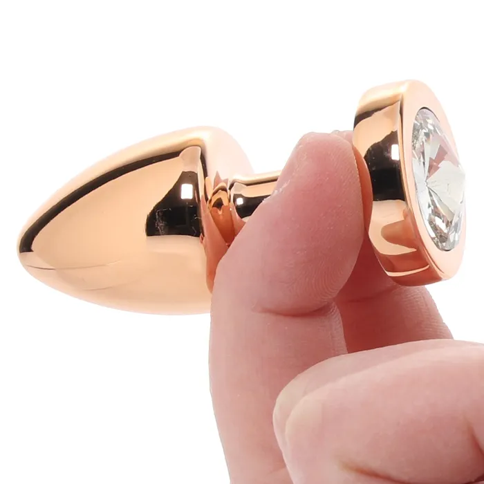 Anal Electric Eel Gemsations 2 Inch Beginners Bling Bling Plug in Rose Gold