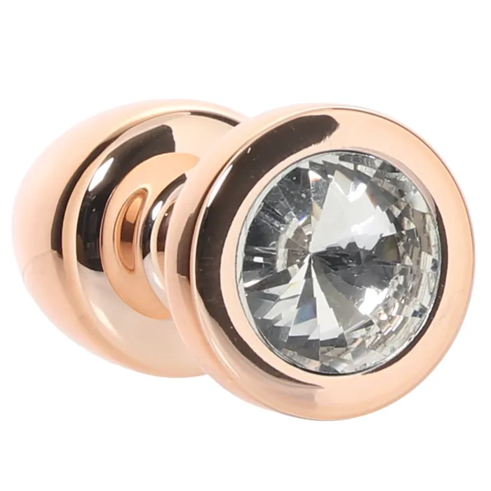 Anal Electric Eel Gemsations 2 Inch Beginners Bling Bling Plug in Rose Gold