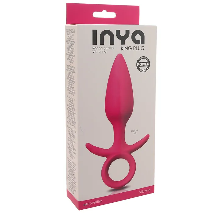 Anal ns novelties Inya Medium King Vibrating Plug in Pink