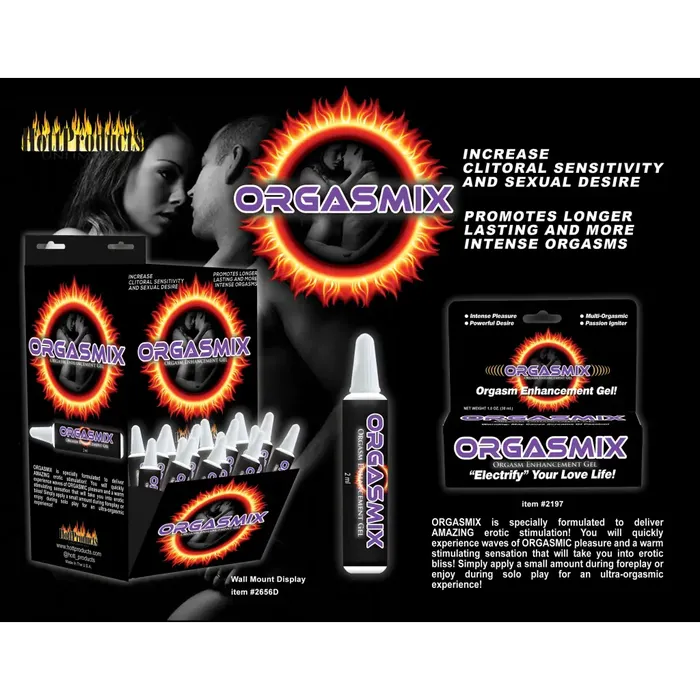 Anal Orgasmix Stimulating Gel Tubes 144 Pc Display HOTT Products Anal Orgasmix Stimulating Gel Tubes 144 Pc Display HOTT Products