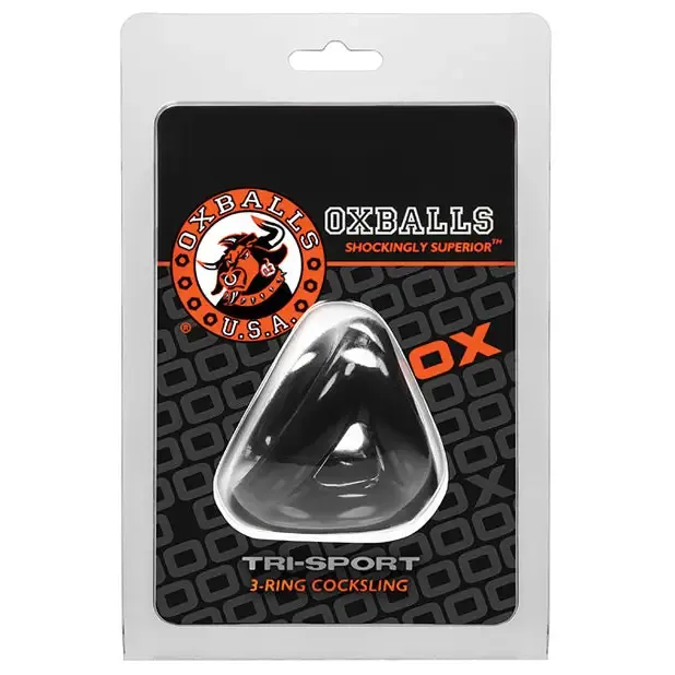 Anal OxBalls TriSport Cocksling Clear OXBALLS Anal OxBalls TriSport Cocksling Clear OXBALLS