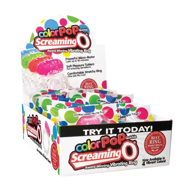 Anal Screaming O Color Pop Quickie Asst Colors Box of 24 Bushman Products Anal Screaming O Color Pop Quickie Asst Colors Box of 24 Bushman Products