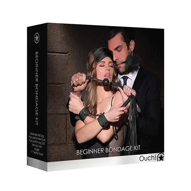 Anal Shots America Shots Ouch Beginners Bondage Kit Black