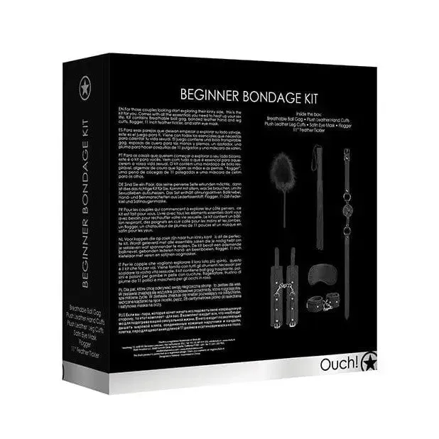 Anal Shots America Shots Ouch Beginners Bondage Kit Black Anal Shots America Shots Ouch Beginners Bondage Kit Black