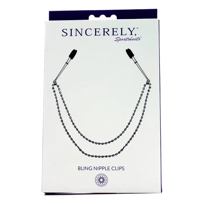 Anal Sportsheets Sincerely Bling Nipple Clamps