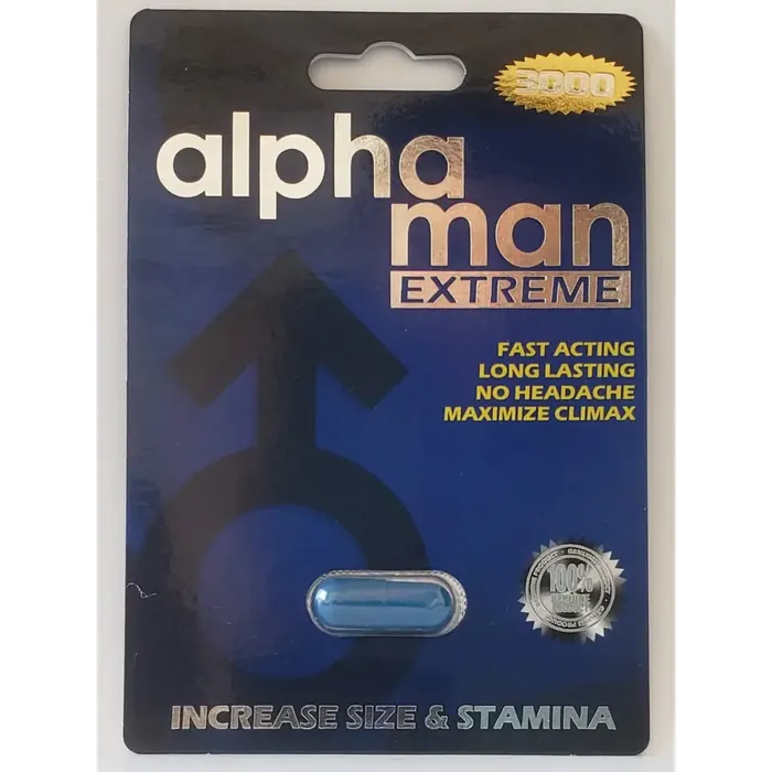 Assorted Pill Vendors Vibrators Alpha Man 3000 30 Ct Display