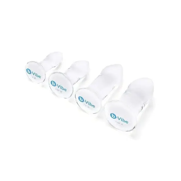 bVibe Anal bVibe Glass Anal Dilator 4 Piece Set