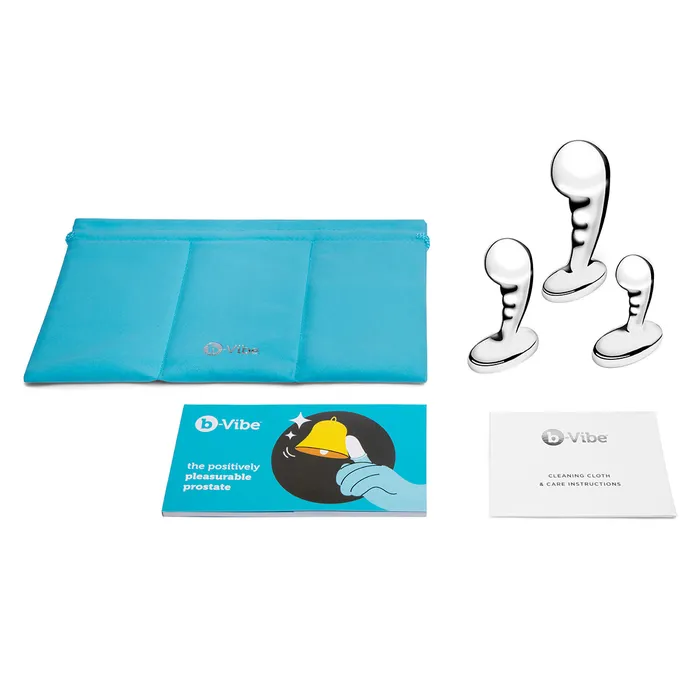 bVibe Stainless Steel PSpot Training Set BVibe Anal