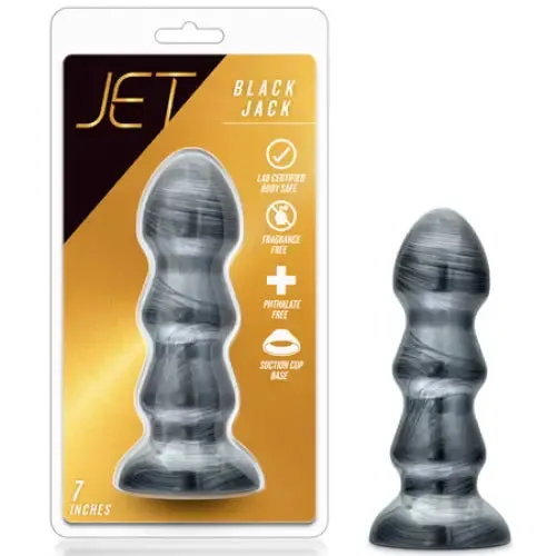 Blush Anal Blush Jet Black Jack 7 in Anal Plug