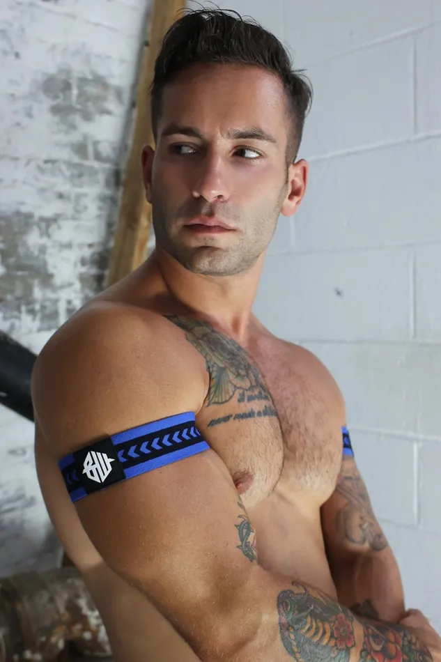 Breedwell Daddys Favorite Armbands Blue Vibrators