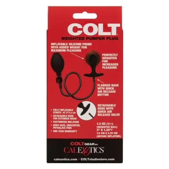 CalExotics Anal Colt Weighted Pumper Plug