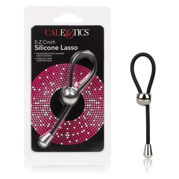 CalExotics Anal Ez Cinch Silicone Lasso Black