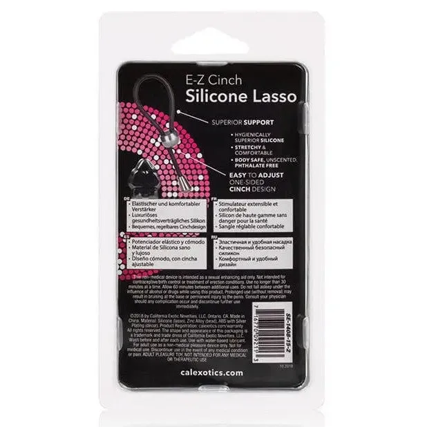 CalExotics Anal Ez Cinch Silicone Lasso Black CalExotics Anal Ez Cinch Silicone Lasso Black