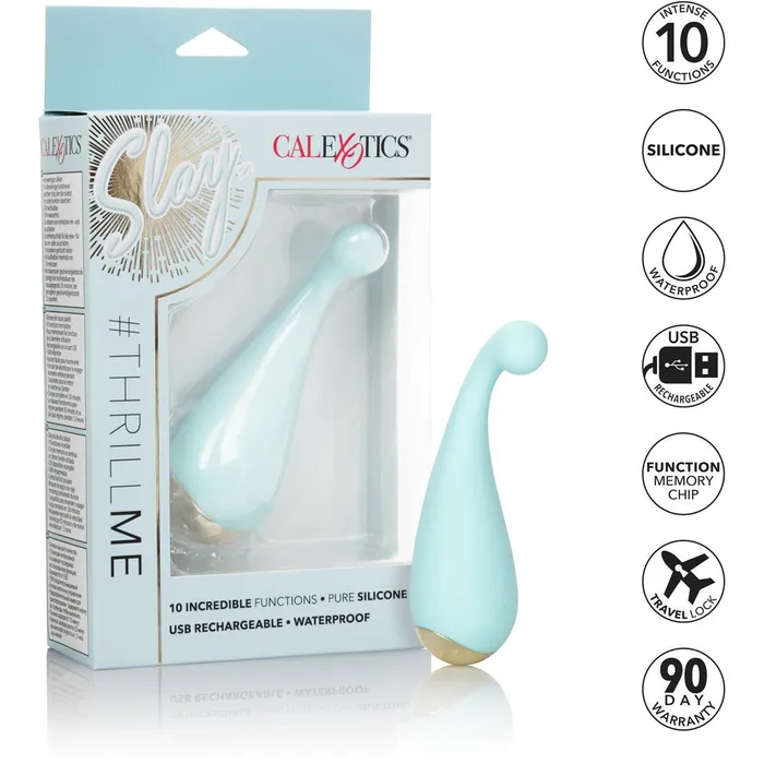 CalExotics Slay ThrillMe Clitoral Vibrator Blue CalExotics Vibrators