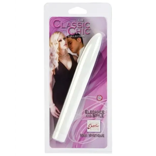 CalExotics Vibrators Classic Chic Maxi Mystique White