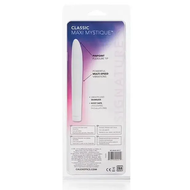 CalExotics Vibrators Classic Chic Maxi Mystique White