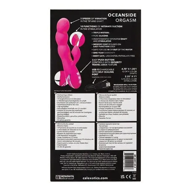 California Dreaming Oceanside Orgasm Pink CalExotics Vibrators California Dreaming Oceanside Orgasm Pink CalExotics Vibrators
