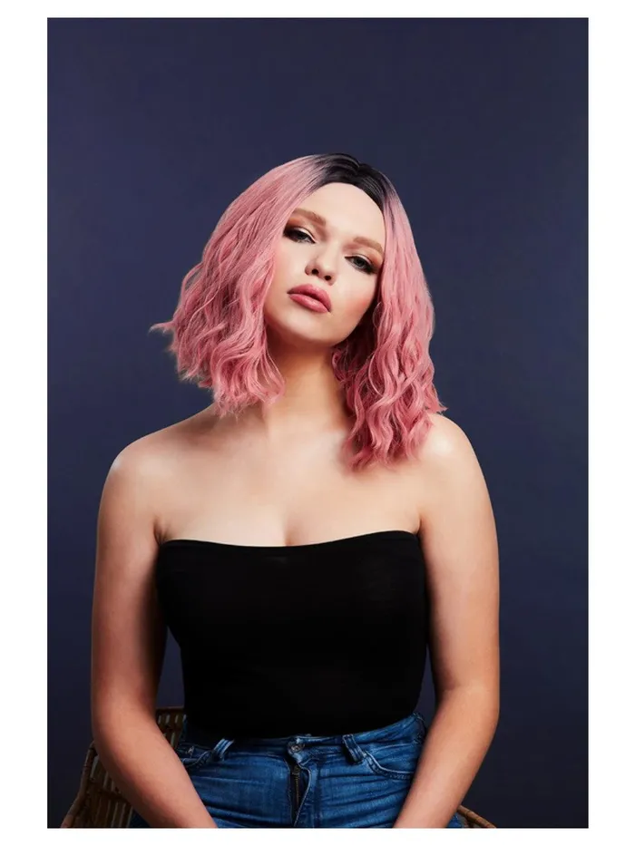 Cara Wig Two Toned Blend Ash Pink HonourSkintwocom Vibrators
