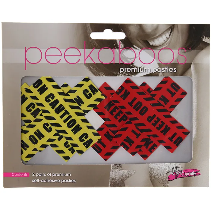 Caution Nipple Pasties XGen Nipple Clitoral Toys Caution Nipple Pasties XGen Nipple Clitoral Toys