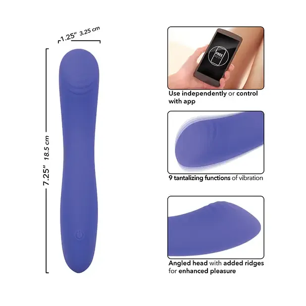Connect App Based Contoured G Vibrator California Exotic Novelties Vibrators