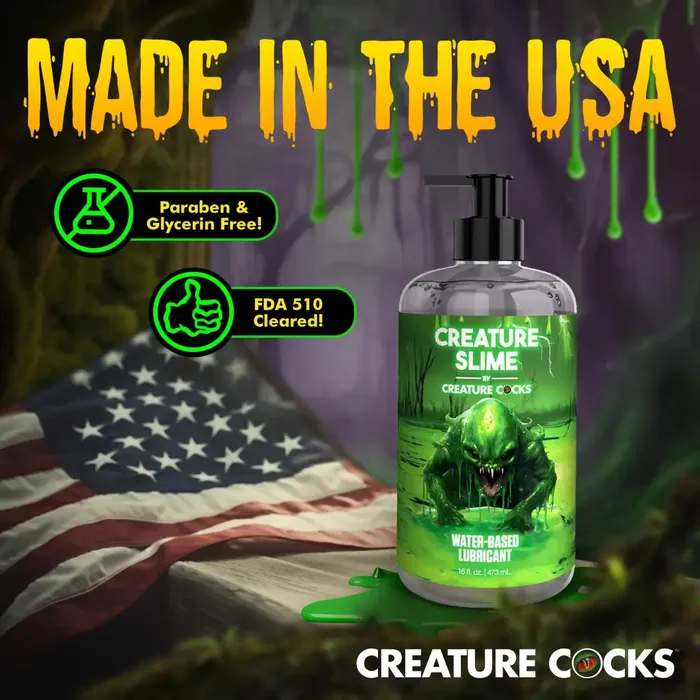 Creature Slime Waterbased Lubricant 16oz Creature Cocks Lubricants
