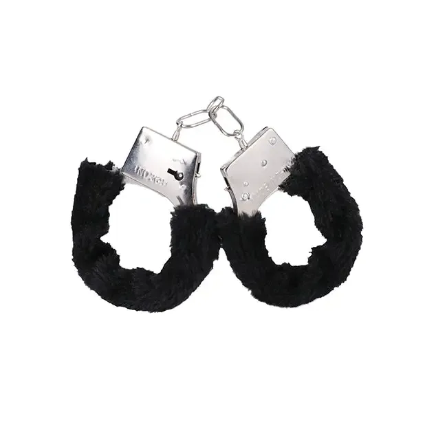 Doc Johnson Anal In A Bag Furry Handcuffs Black Doc Johnson Anal In A Bag Furry Handcuffs Black