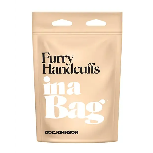 Doc Johnson Anal In A Bag Furry Handcuffs Black Doc Johnson Anal In A Bag Furry Handcuffs Black