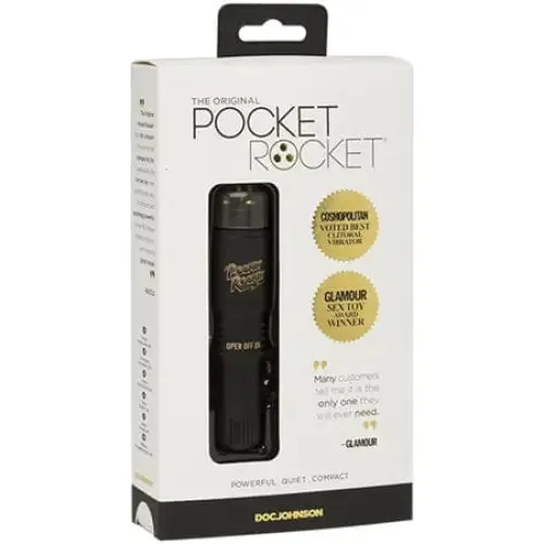 Doc Johnson Anal Original Pocket Rocket Limited Edition 4 Black