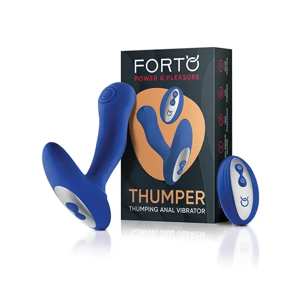 Forto Anal Forto Thumper Rechargeable RemoteControlled Silicone Thumping Anal Vibrator Forto Anal Forto Thumper Rechargeable RemoteControlled Silicone Thumping Anal Vibrator