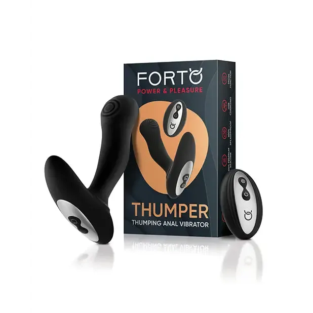 Forto Anal Forto Thumper Rechargeable RemoteControlled Silicone Thumping Anal Vibrator Forto Anal Forto Thumper Rechargeable RemoteControlled Silicone Thumping Anal Vibrator